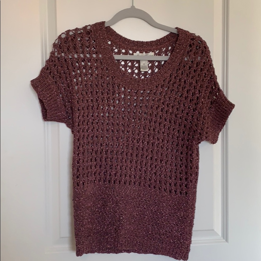 Knit Short Sleeved Top